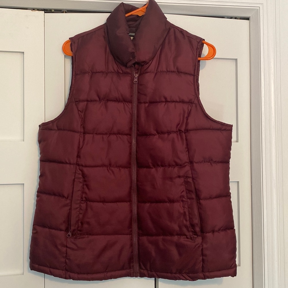Indigo Saints Maroon vest, size L